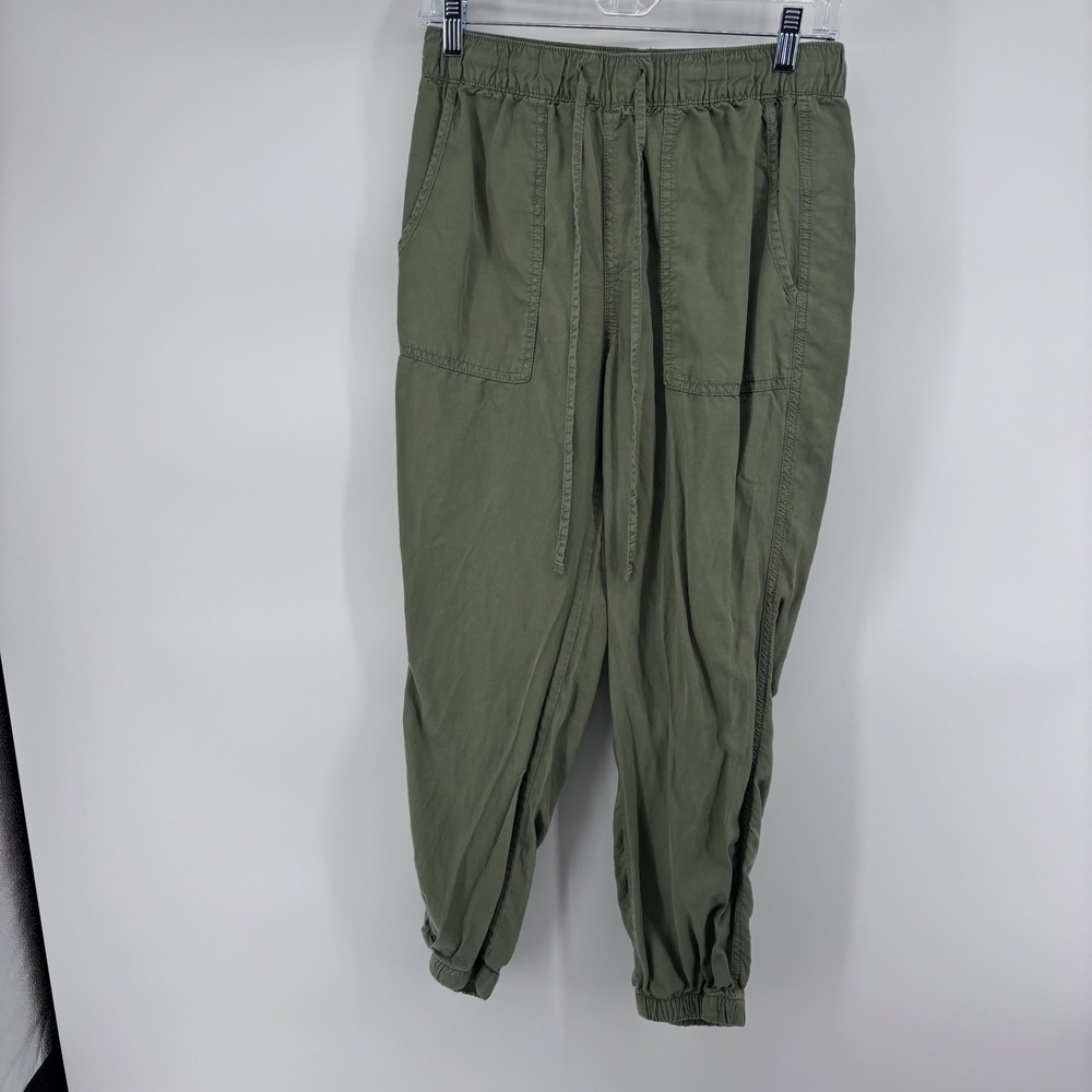 Sanctuary Womens Olive Green Drawstring Utility Jogger Pants